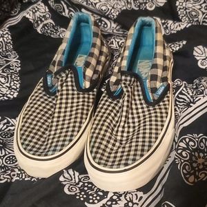 VANS CHECK SLIP ON  w size 8.5  m sz 7
